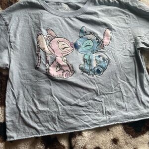 Graphic Tee - Disney Stitch crop top